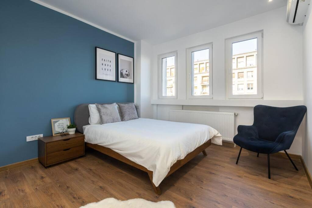 Stylish Apartament Magheru Bukares Bagian luar foto