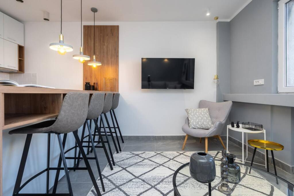 Stylish Apartament Magheru Bukares Bagian luar foto